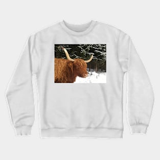 Scottish Highland Cattle Cow 2189 Crewneck Sweatshirt